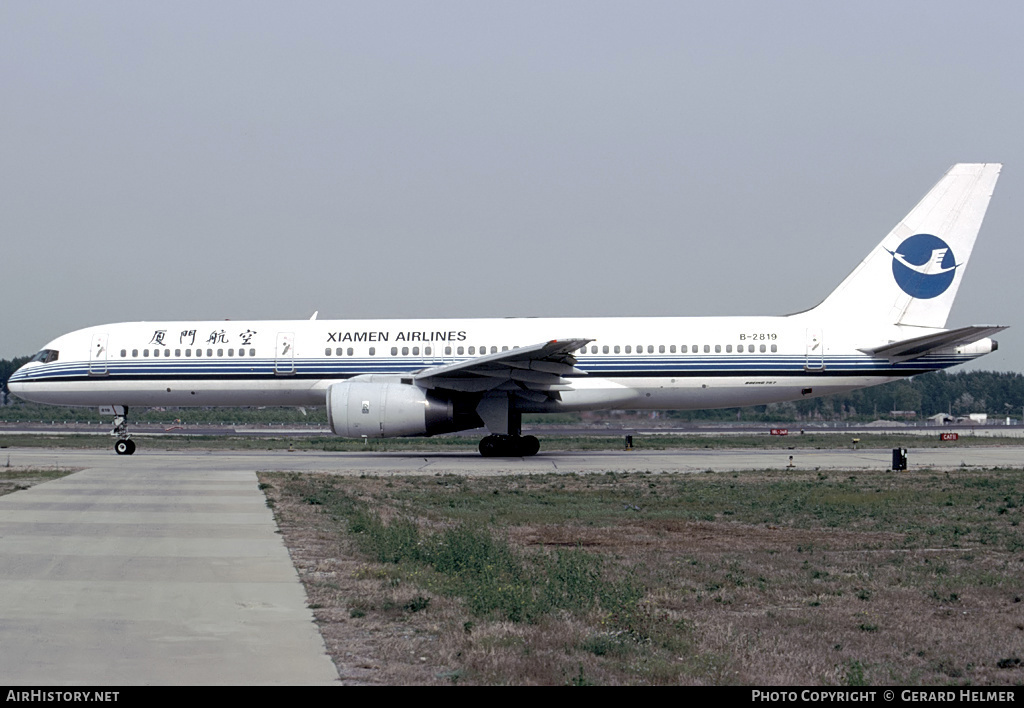 Aircraft Photo of B-2819 | Boeing 757-25C | Xiamen Airlines | AirHistory.net #133151