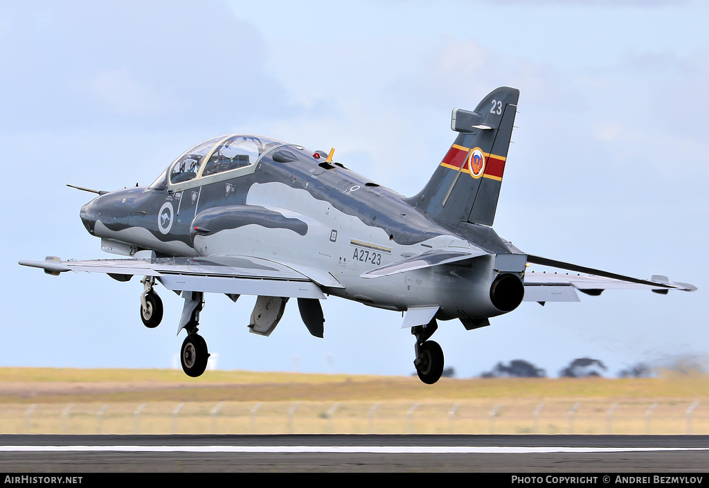 Aircraft Photo of A27-23 | BAE Systems Hawk 127 | Australia - Air Force | AirHistory.net #133165