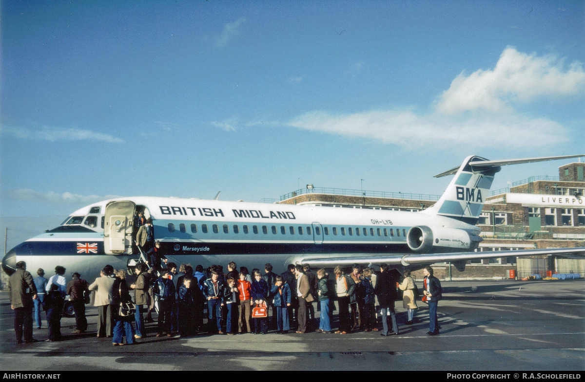 Aircraft Photo of OH-LYB | Douglas DC-9-14 | British Midland Airways - BMA | AirHistory.net #133197