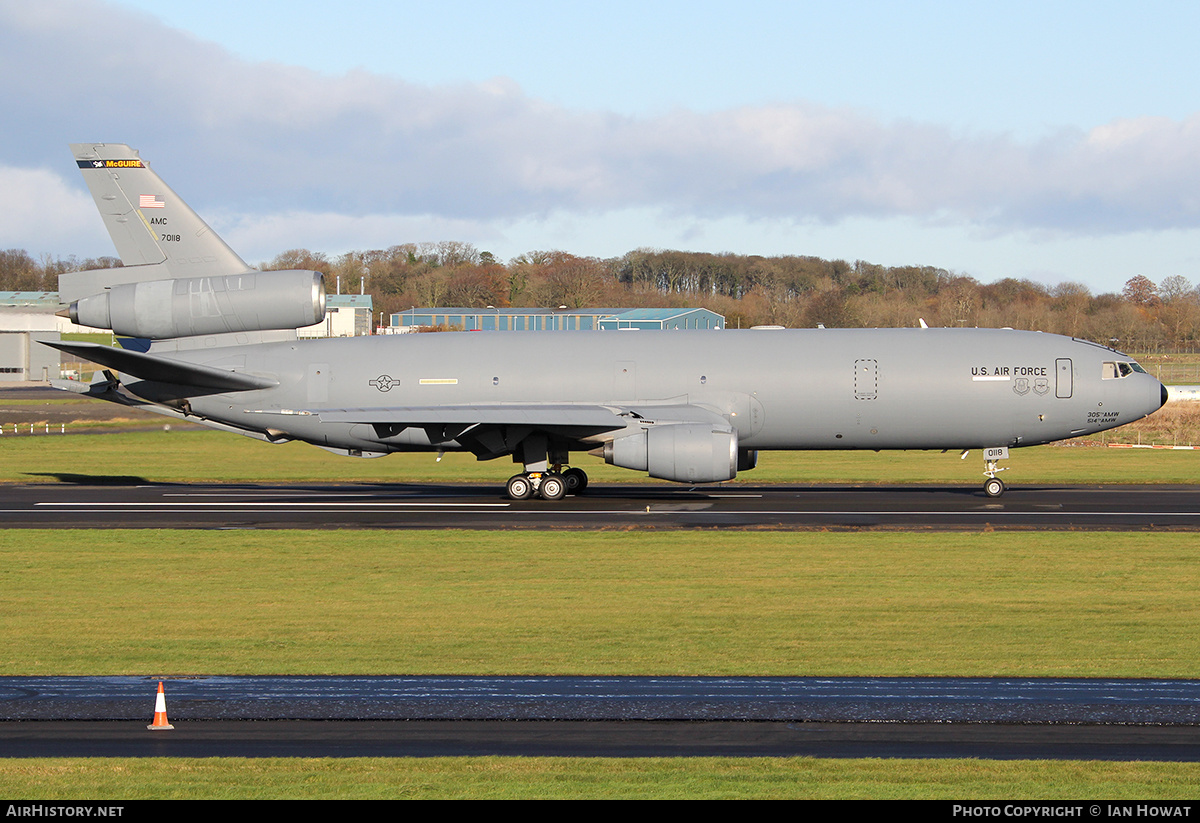 Aircraft Photo of 87-0118 / 70118 | McDonnell Douglas KC-10A Extender (DC-10-30CF) | USA - Air Force | AirHistory.net #133208