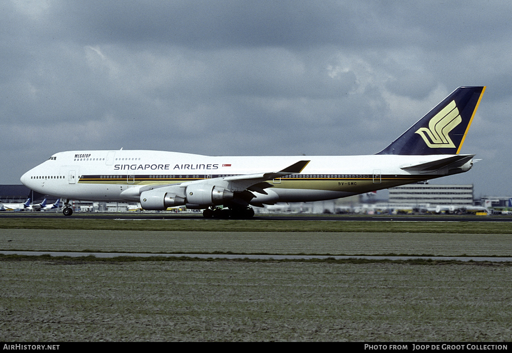 Aircraft Photo of 9V-SMC | Boeing 747-412 | Singapore Airlines | AirHistory.net #133210