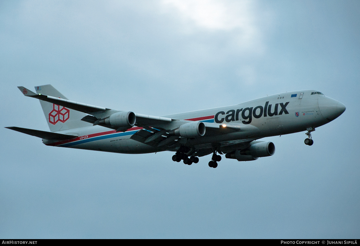 Aircraft Photo of LX-LCV | Boeing 747-4R7F/SCD | Cargolux | AirHistory.net #133220