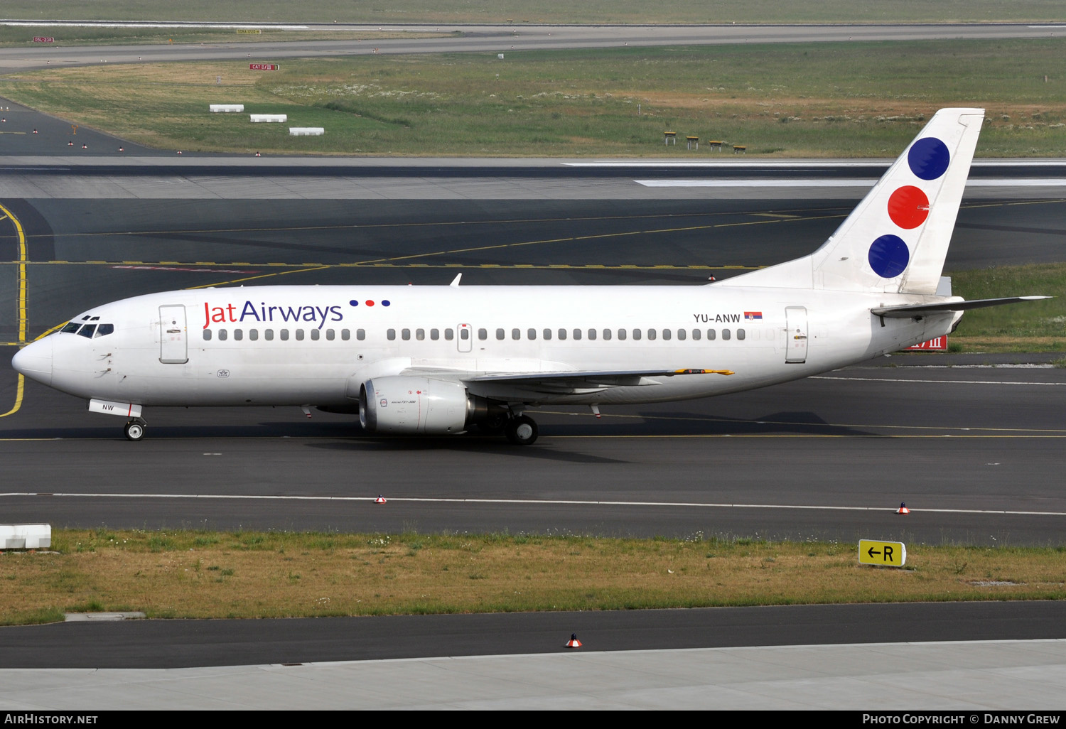 Aircraft Photo of YU-ANW | Boeing 737-3H9 | Jat Airways | AirHistory.net #133233