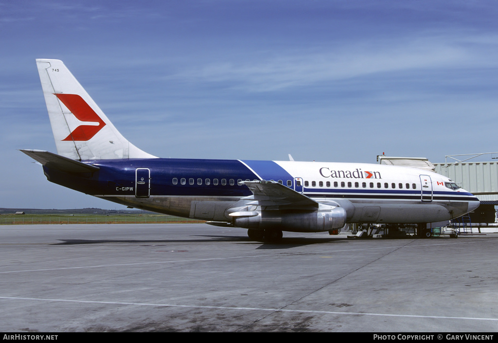 Aircraft Photo of C-GIPW | Boeing 737-275/Adv | Canadian Airlines | AirHistory.net #133278