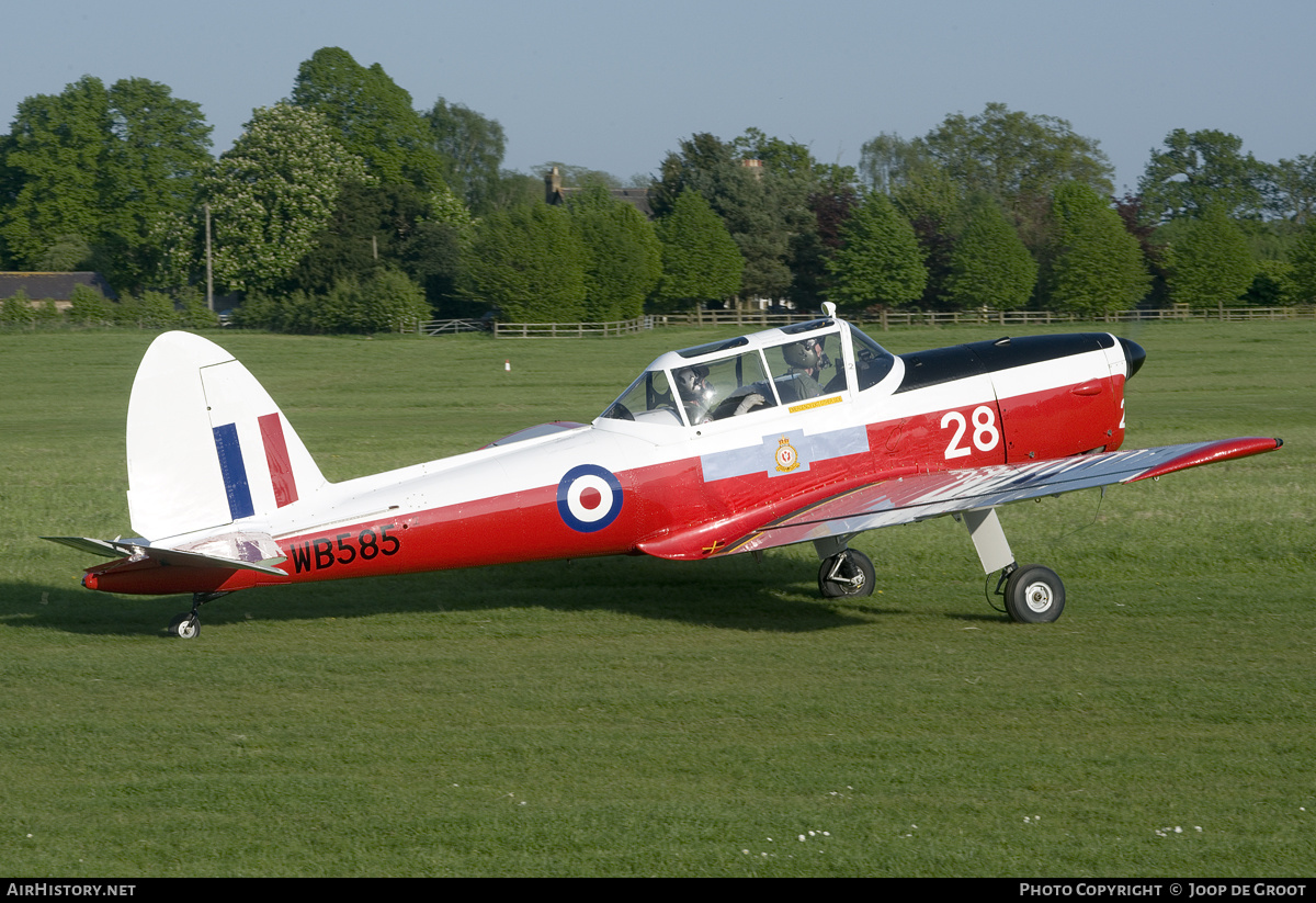 Aircraft Photo of G-AOSY / WB585 | De Havilland DHC-1 Chipmunk Mk22 | UK - Air Force | AirHistory.net #133285