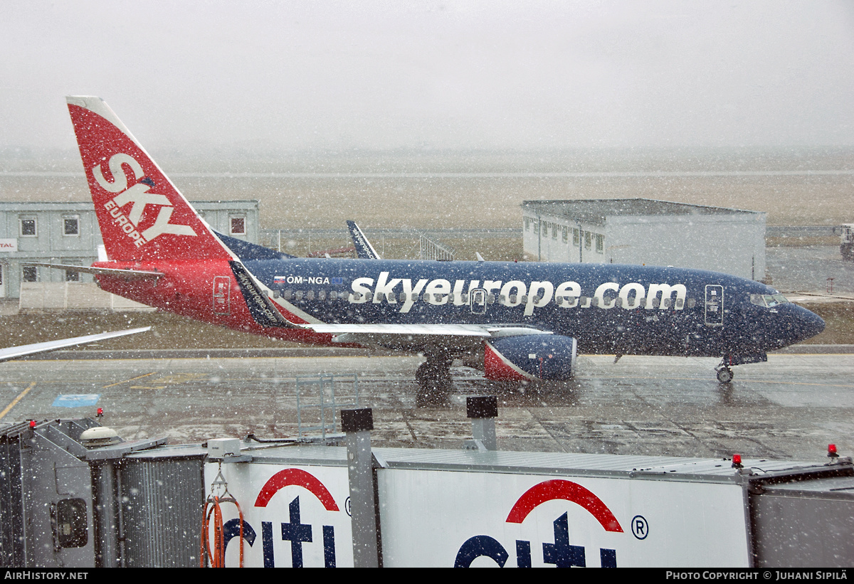 Aircraft Photo of OM-NGA | Boeing 737-76N | SkyEurope Airlines | AirHistory.net #133291