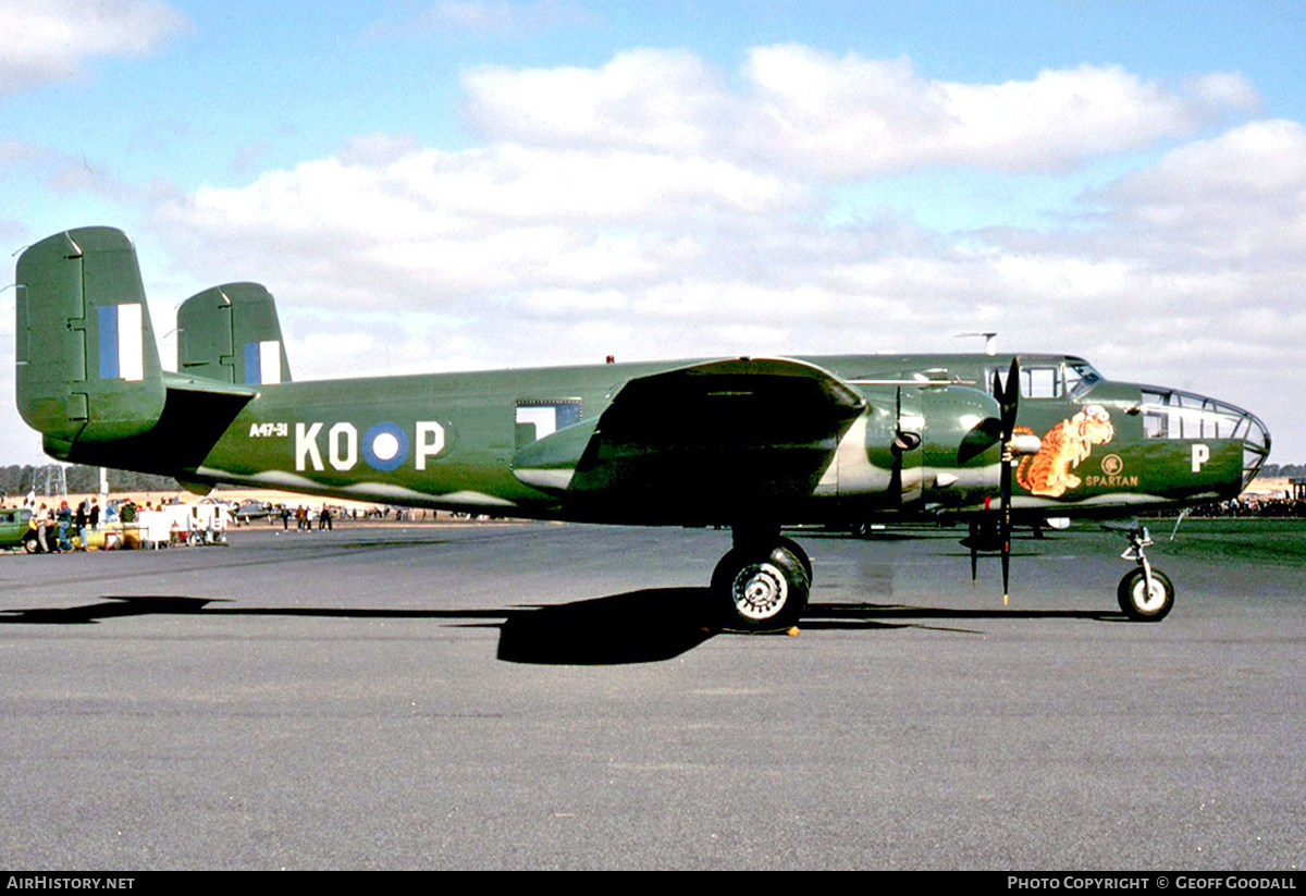 Aircraft Photo of N8196H / A47-31 | North American B-25J Mitchell | Australia - Air Force | AirHistory.net #133298