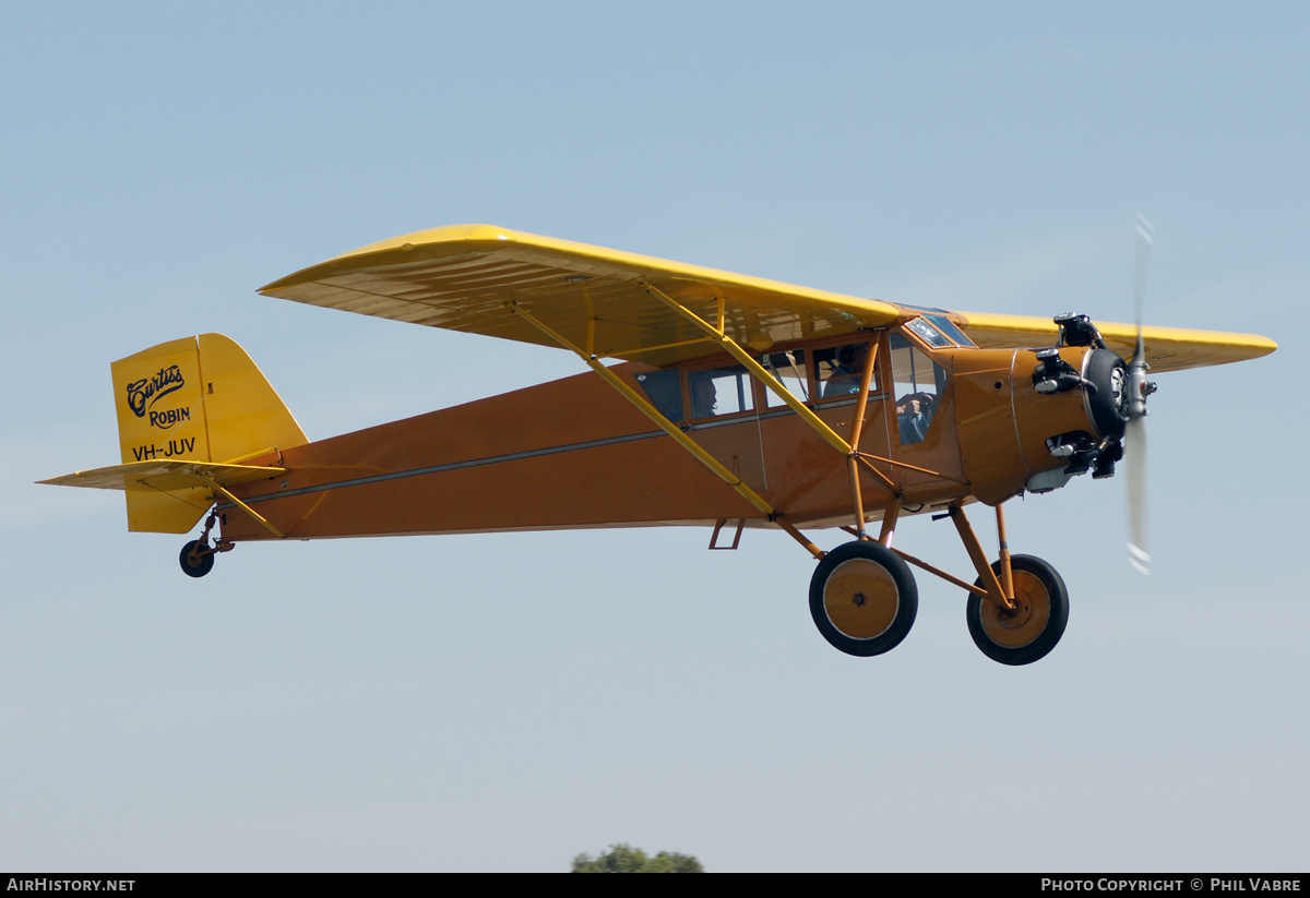 Aircraft Photo of VH-JUV | Curtiss Robin J-1 | AirHistory.net #133305