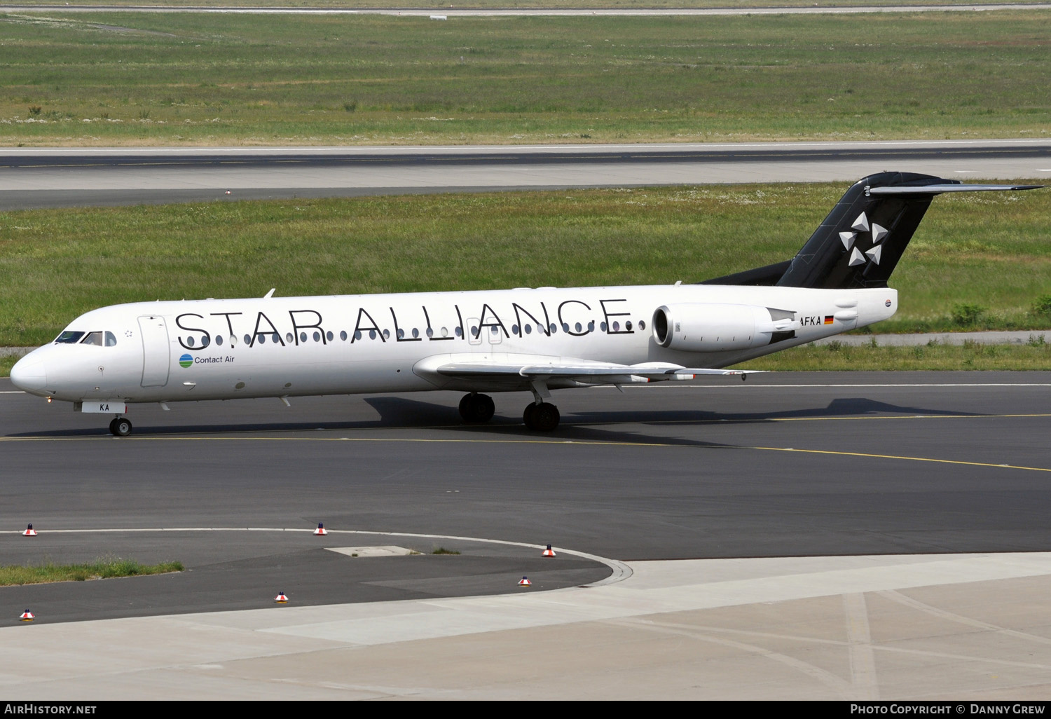 Aircraft Photo of D-AFKA | Fokker 100 (F28-0100) | Contact Air | AirHistory.net #133310