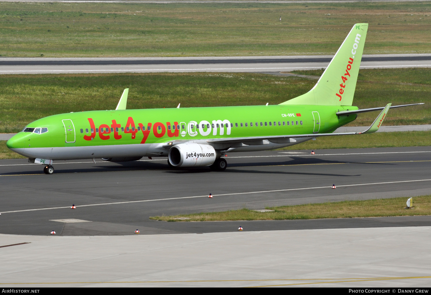 Aircraft Photo of CN-RPE | Boeing 737-8K5 | Jet4you | AirHistory.net #133316