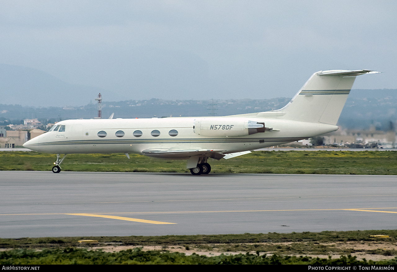 Aircraft Photo of N578DF | Grumman American G-1159 Gulfstream II | AirHistory.net #133327