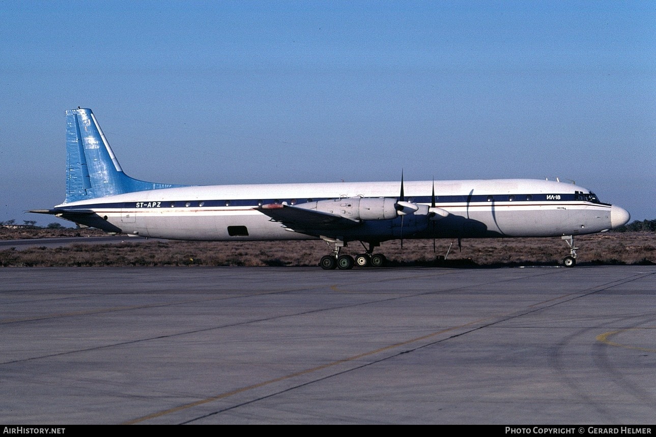 Aircraft Photo of ST-APZ | Ilyushin Il-18D | AirHistory.net #133341