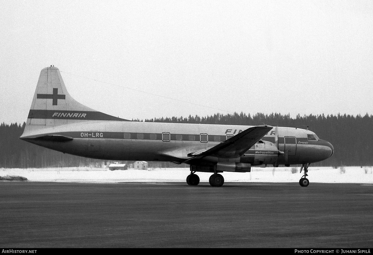 Aircraft Photo of OH-LRG | Convair 440-41 Metropolitan | Finnair | AirHistory.net #133371