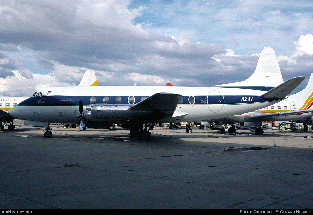 Aircraft Photo of N24V | Vickers 793D Viscount | Go Transportation | AirHistory.net #133378