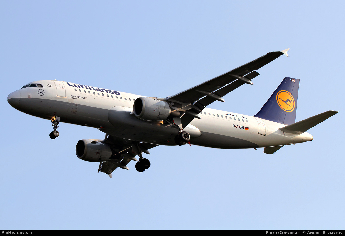 Aircraft Photo of D-AIQH | Airbus A320-211 | Lufthansa | AirHistory.net #133379