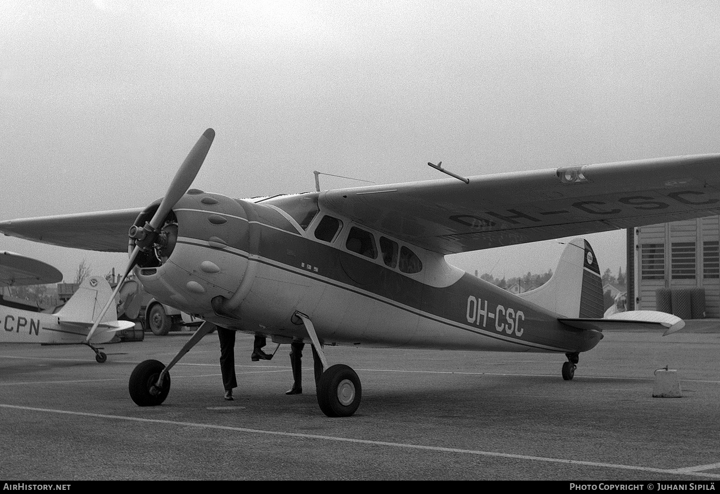 Aircraft Photo of OH-CSC | Cessna 195B | AirHistory.net #133389