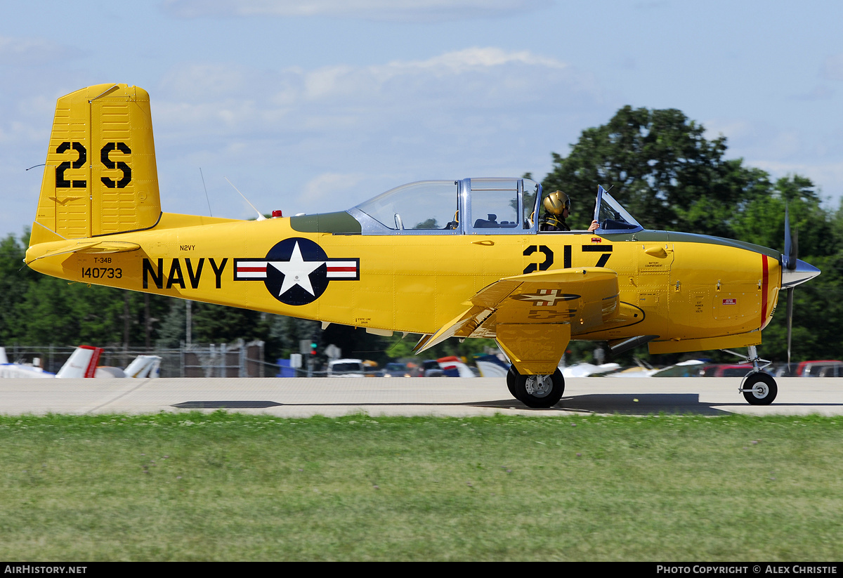 Aircraft Photo of N2VY / 140733 | Beech T-34B Mentor (D45) | USA - Navy | AirHistory.net #133412