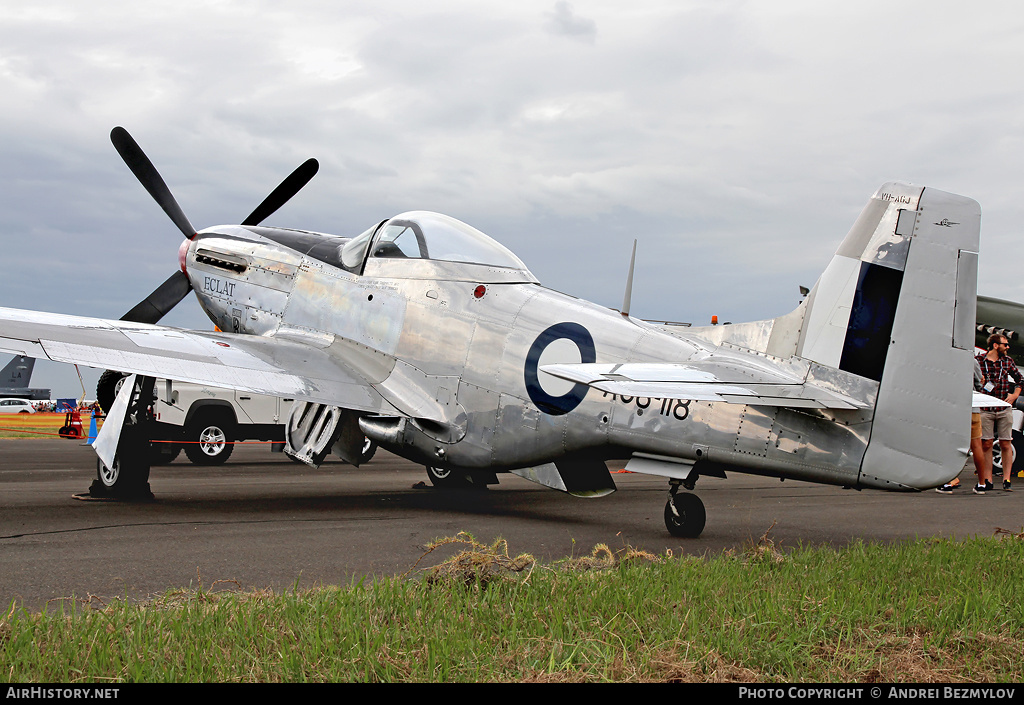 Aircraft Photo of VH-AGJ / A68-118 | Commonwealth CA-18 Mustang 21 (P-51D) | Australia - Air Force | AirHistory.net #133421