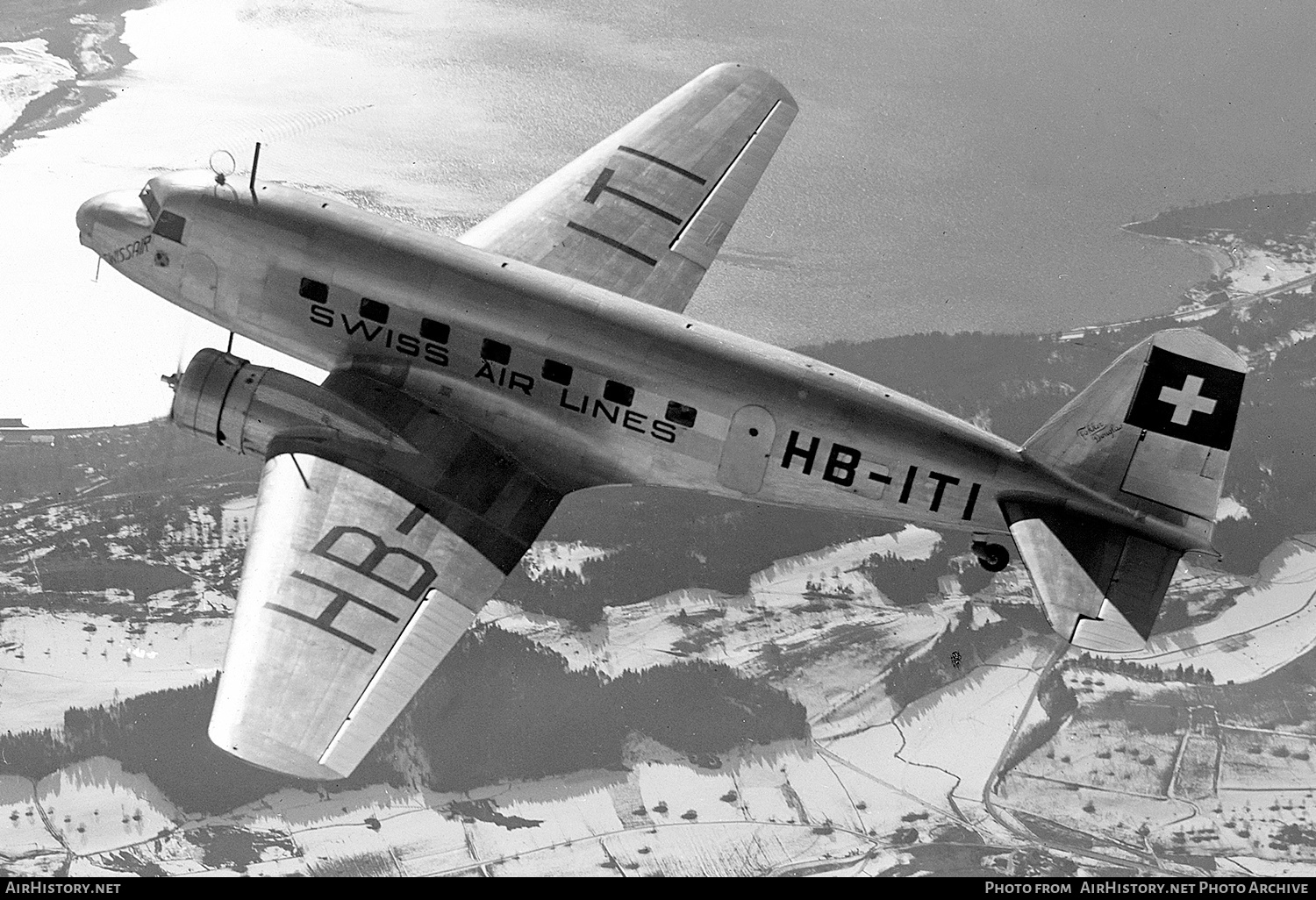 Aircraft Photo of HB-ITI | Douglas DC-2-115B | Swissair - Swiss Air Lines | AirHistory.net #133431