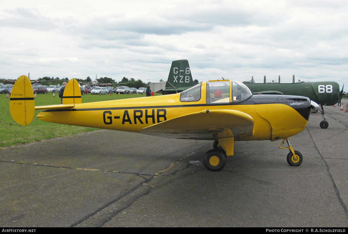 Aircraft Photo of G-ARHB | Forney F-1A Aircoupe | AirHistory.net #133435