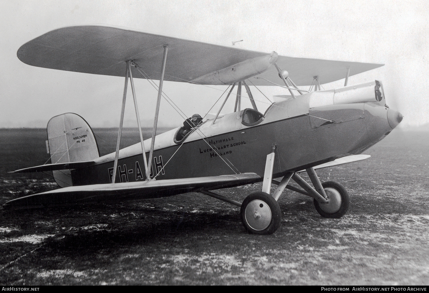 Aircraft Photo of PH-AJH | Koolhoven F.K.46 | Nationale Luchtvaart School - NLS | AirHistory.net #133436