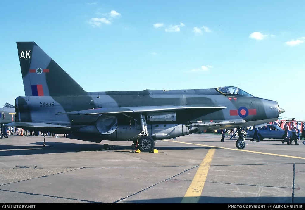 Aircraft Photo of XS895 | English Electric Lightning F6 | UK - Air Force | AirHistory.net #133442