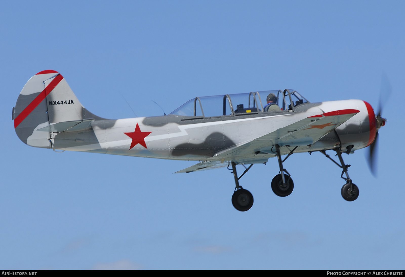 Aircraft Photo of N444JA / NX444JA | Yakovlev Yak-52 | Russia - Air Force | AirHistory.net #133444