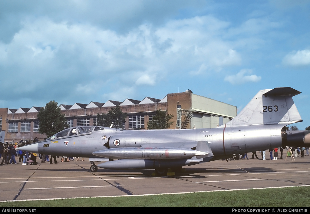 Aircraft Photo of 263 / 12263 | Lockheed TF-104G Starfighter | Norway - Air Force | AirHistory.net #133455
