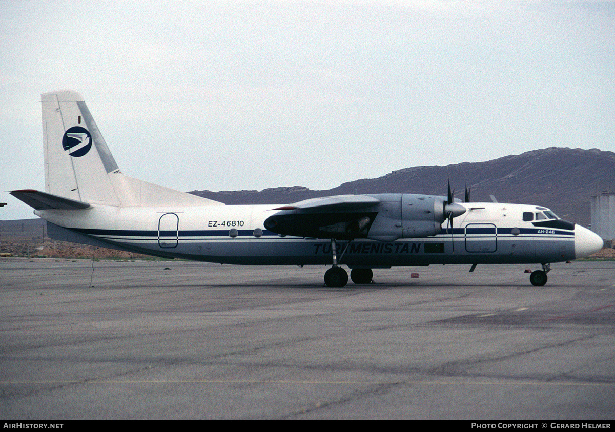 Aircraft Photo of EZ-46810 | Antonov An-24B | Turkmenistan Airlines | AirHistory.net #133471