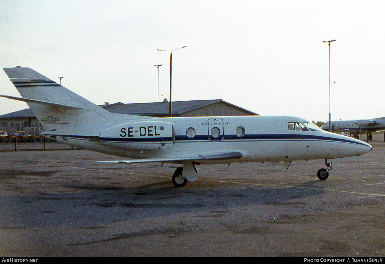 Aircraft Photo of SE-DEL | Dassault Falcon 10 | AirHistory.net #133472