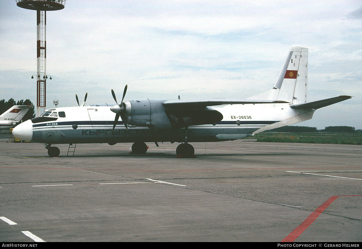 Aircraft Photo of EX-26036 | Antonov An-26B | Kyrgyzstan Airlines | AirHistory.net #133485