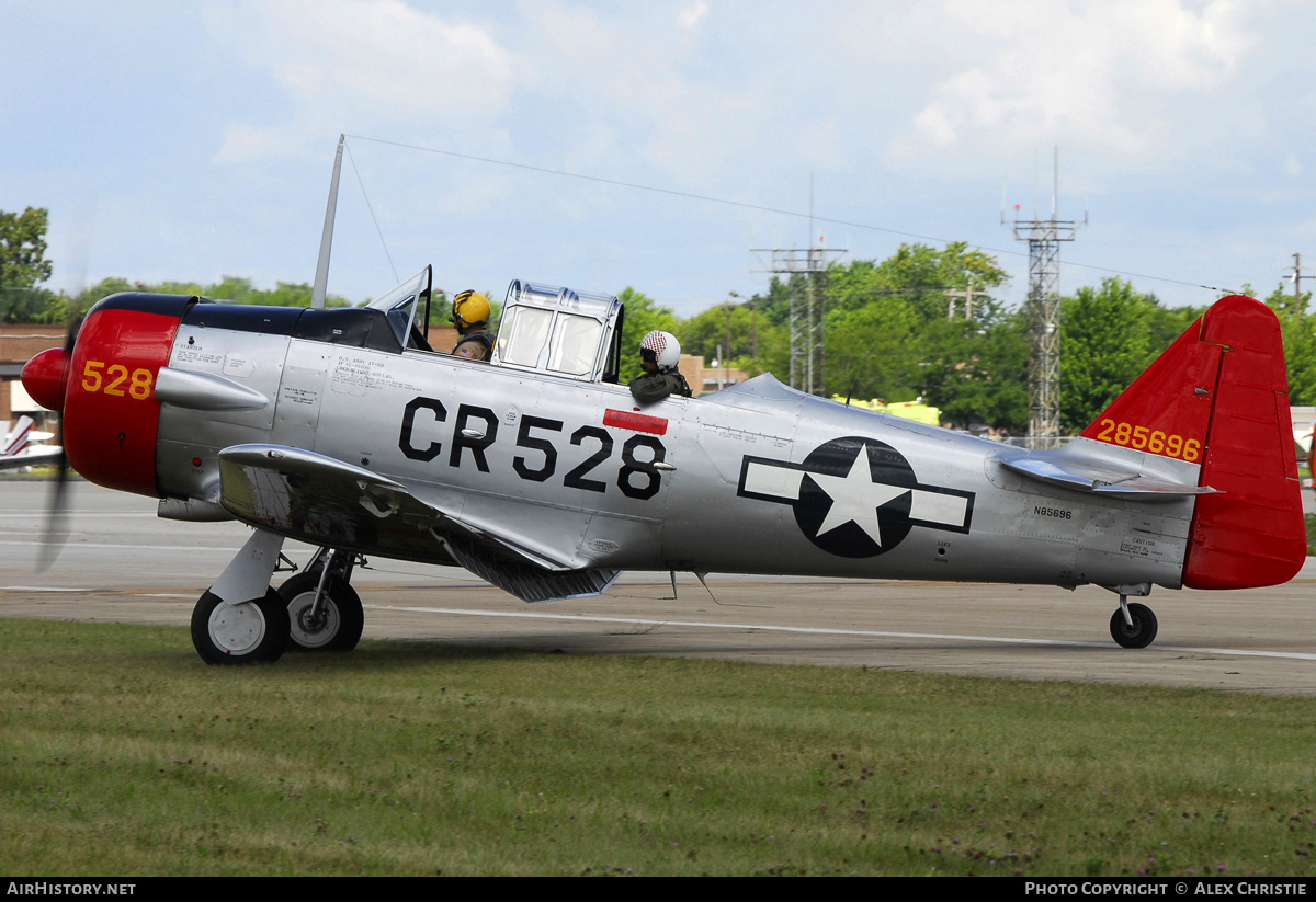 Aircraft Photo of N85696 / 42-85696 | North American AT-6D Texan | USA - Air Force | AirHistory.net #133517