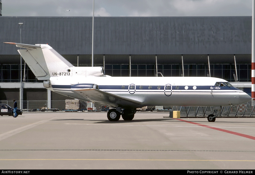 Aircraft Photo of UN-87213 | Yakovlev Yak-40K | AirHistory.net #133536