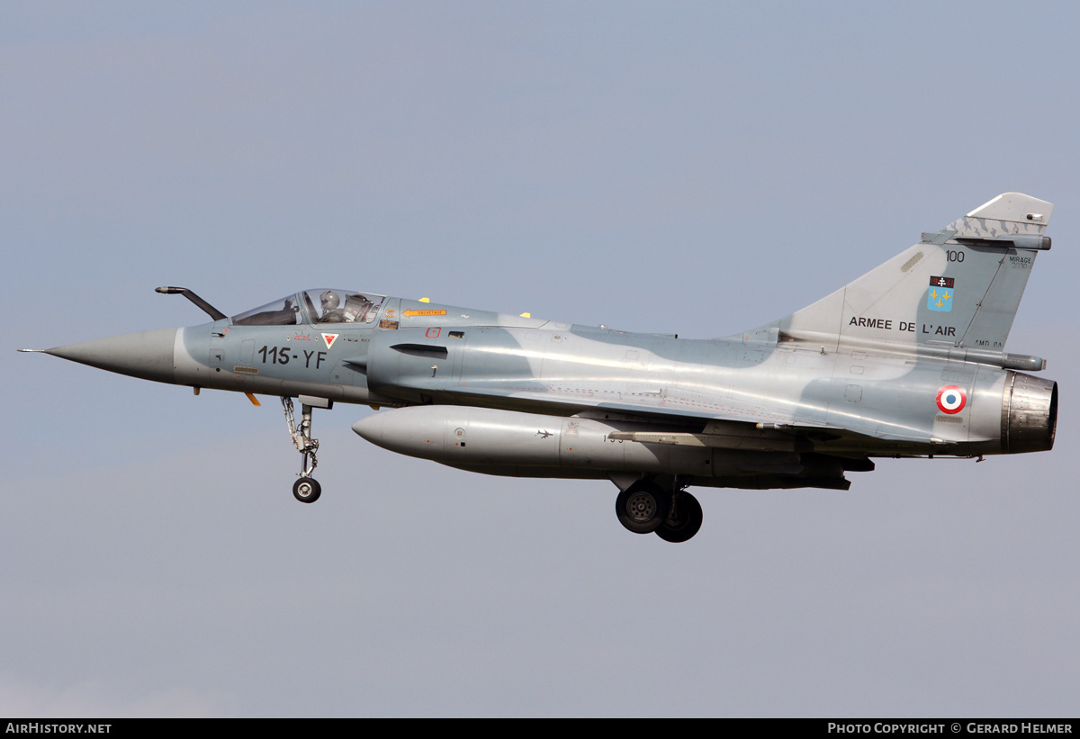 Aircraft Photo of 100 | Dassault Mirage 2000C | France - Air Force | AirHistory.net #133540