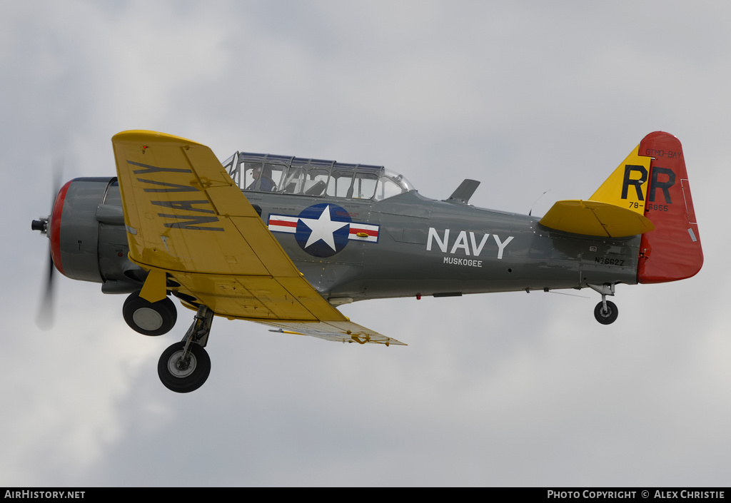 Aircraft Photo of N7662Z / 78-6855 | North American AT-6A Texan | USA - Navy | AirHistory.net #133552