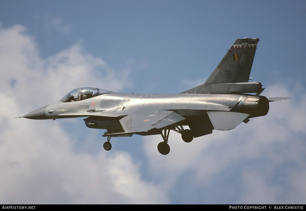 Aircraft Photo of FA-75 | General Dynamics F-16A Fighting Falcon | Belgium - Air Force | AirHistory.net #133556