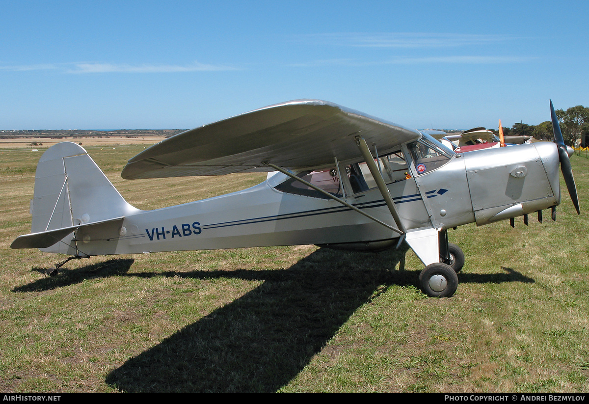 Aircraft Photo of VH-ABS | Auster J-1B Aiglet | AirHistory.net #133583