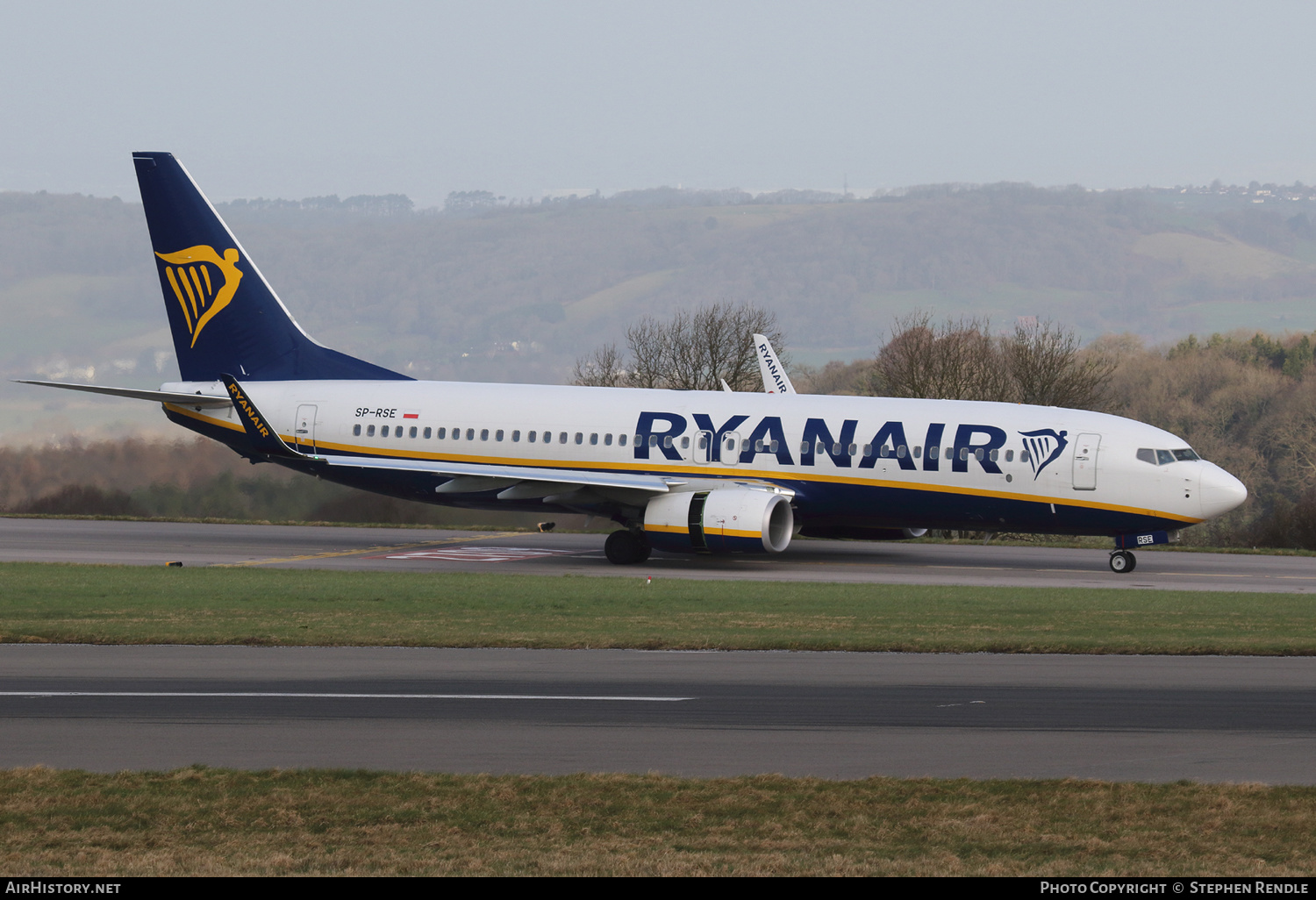 Aircraft Photo of SP-RSE | Boeing 737-800 | Ryanair | AirHistory.net #133637