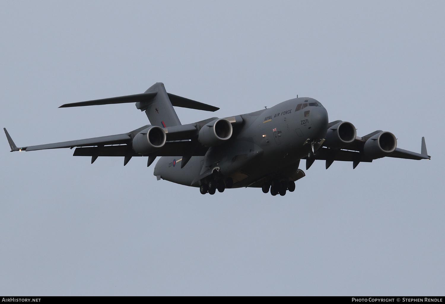 Aircraft Photo of ZZ171 | Boeing C-17A Globemaster III | UK - Air Force | AirHistory.net #133647