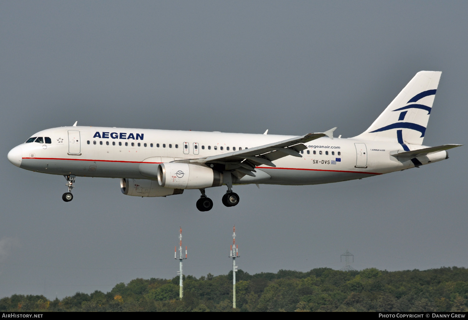 Aircraft Photo of SX-DVS | Airbus A320-232 | Aegean Airlines | AirHistory.net #133665