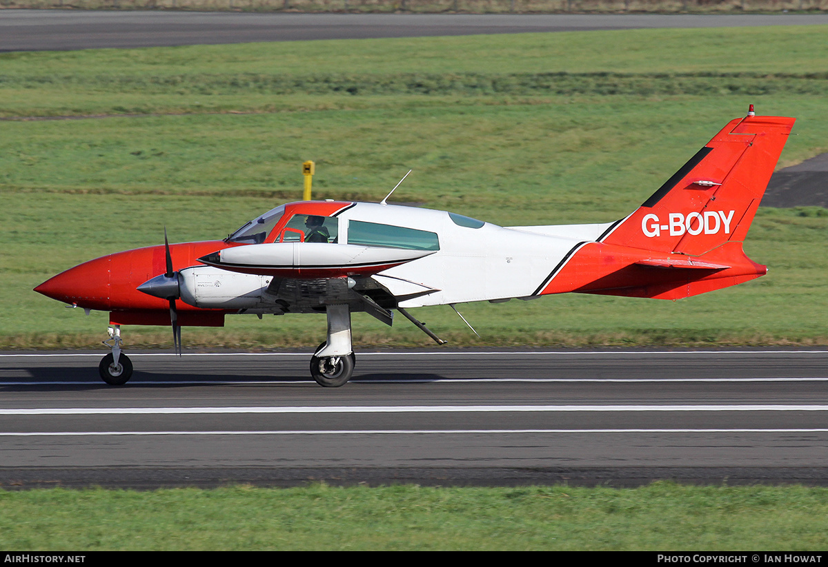 Aircraft Photo of G-BODY | Cessna 310R | RVL Group - Reconnaissance Ventures Ltd. | AirHistory.net #133711
