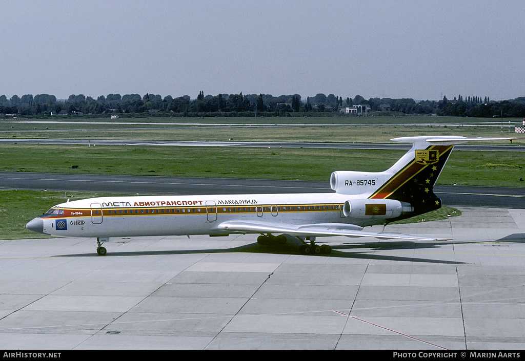Aircraft Photo of RA-85745 | Tupolev Tu-154M | Meta Aviotransport Macedonia | AirHistory.net #133725