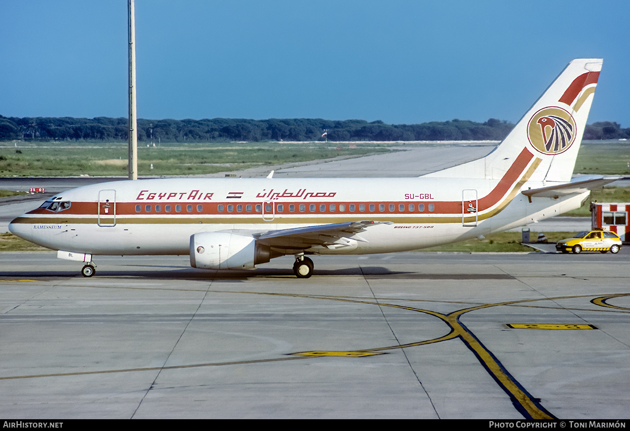 Aircraft Photo of SU-GBL | Boeing 737-566 | EgyptAir | AirHistory.net #133756