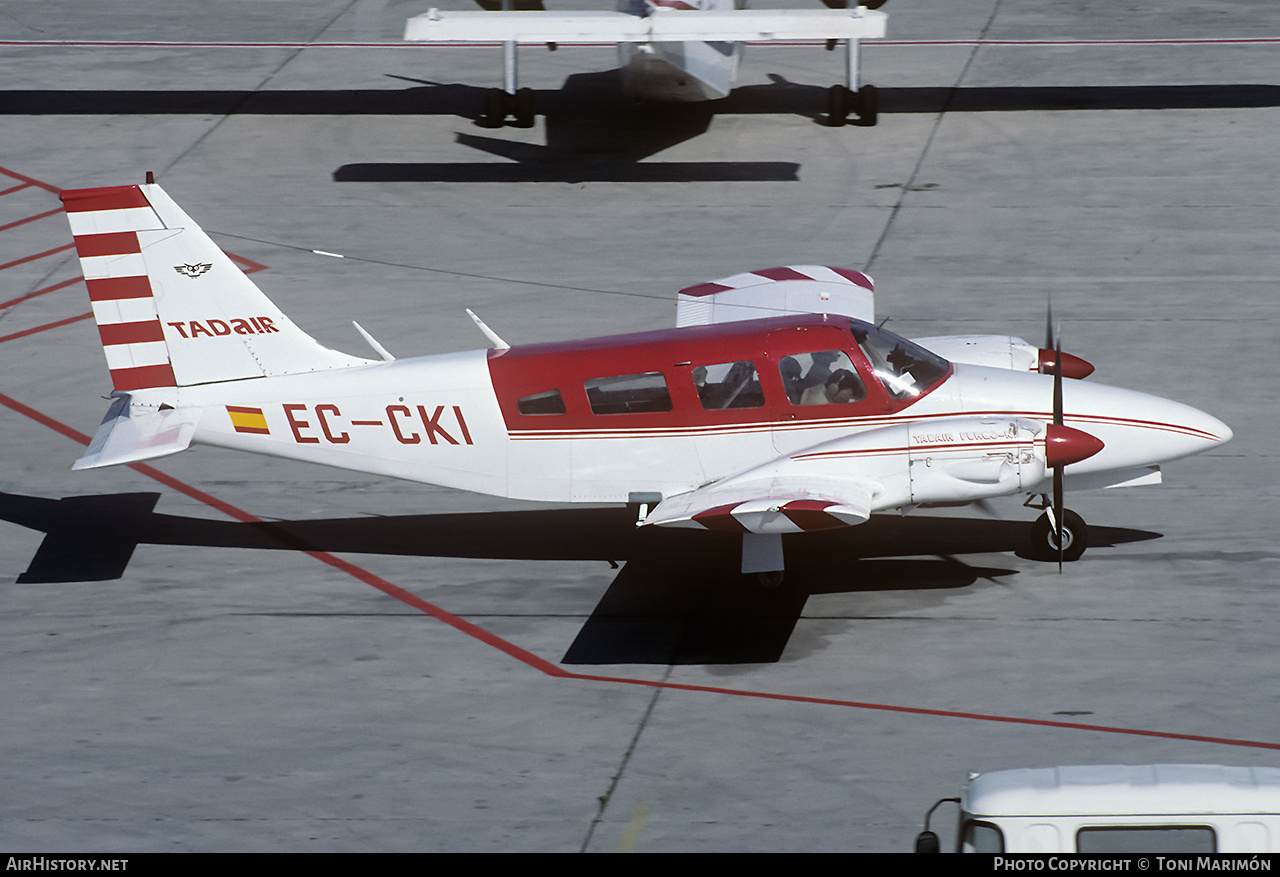 Aircraft Photo of EC-CKI | Piper PA-34-200 Seneca | Tadair | AirHistory.net #133759
