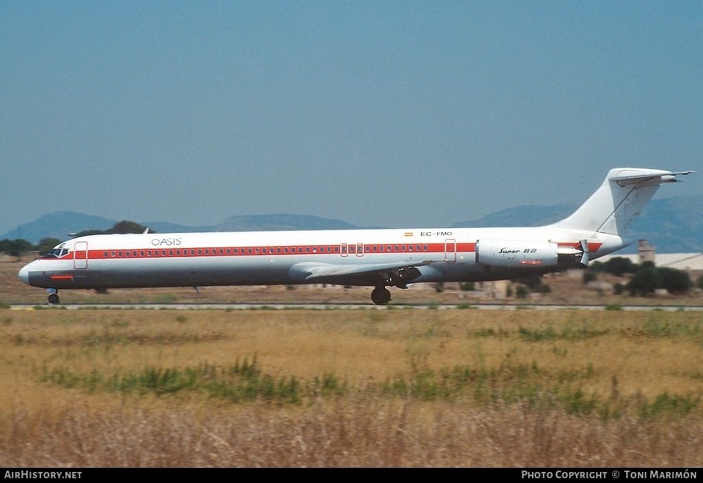 Aircraft Photo of EC-FMO | McDonnell Douglas MD-82 (DC-9-82) | Oasis International Airlines | AirHistory.net #133780