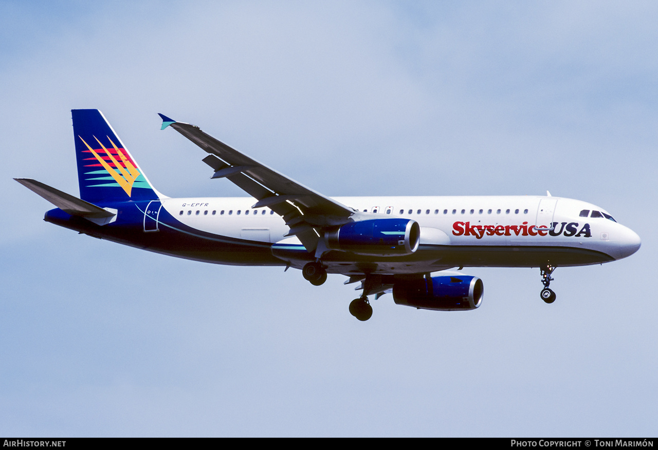 Aircraft Photo of G-EPFR | Airbus A320-231 | Skyservice USA | AirHistory.net #133781
