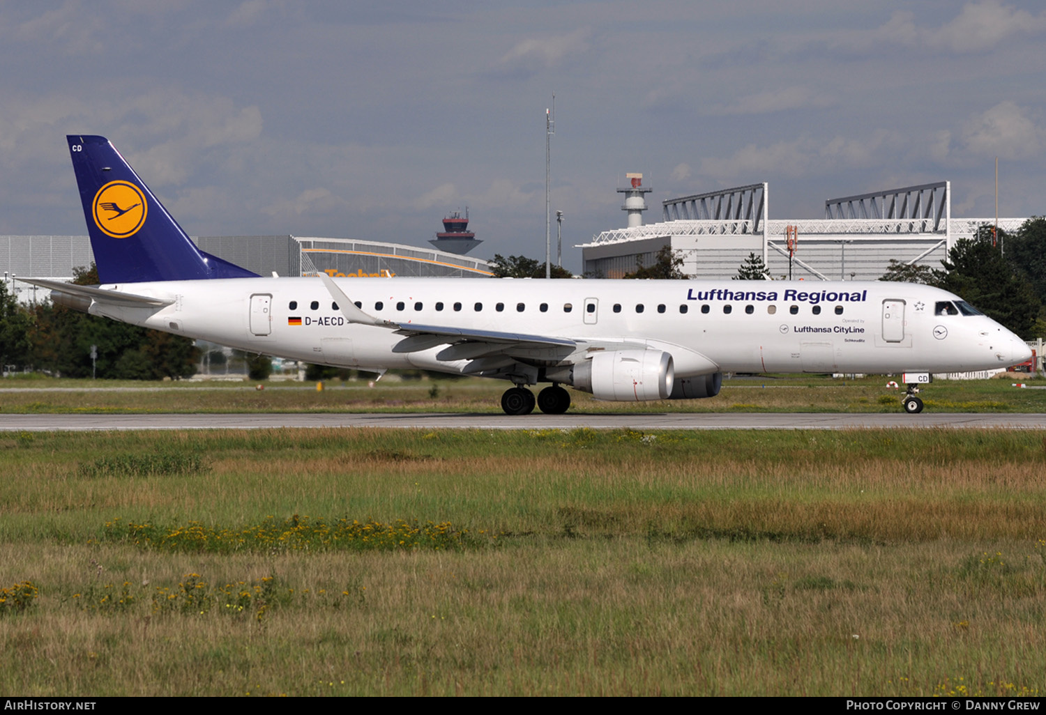 Aircraft Photo of D-AECD | Embraer 190LR (ERJ-190-100LR) | Lufthansa Regional | AirHistory.net #133789