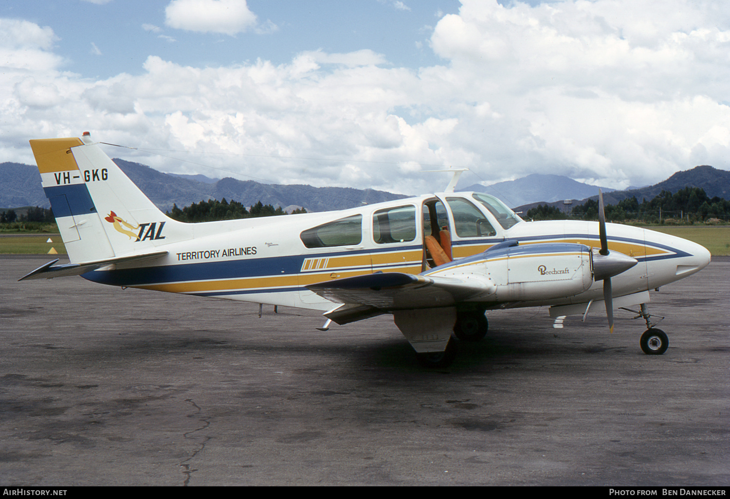 Aircraft Photo of VH-GKG | Beech C55 Baron (95-C55) | Territory Airlines - TAL | AirHistory.net #133818