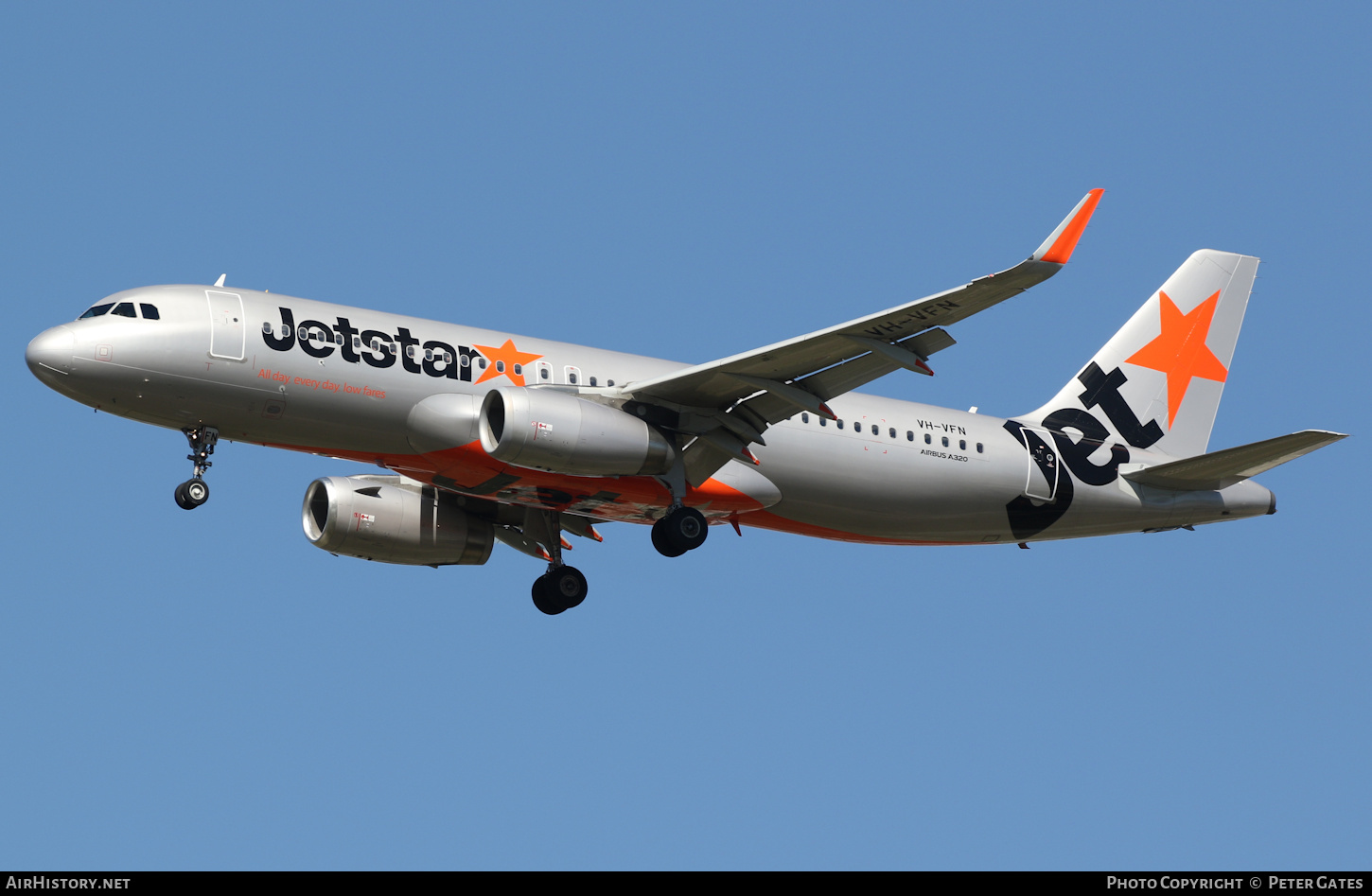 Aircraft Photo of VH-VFN | Airbus A320-232 | Jetstar Airways | AirHistory.net #133834
