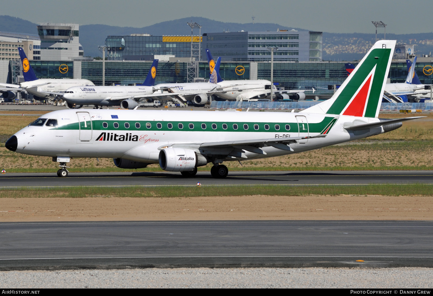 Aircraft Photo of EI-DFI | Embraer 170LR (ERJ-170-100LR) | Alitalia Express | AirHistory.net #133869